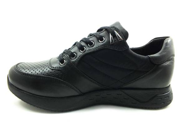 Bağcıklı Erkek Sneaker Ayakkabı - Siyah - 3466