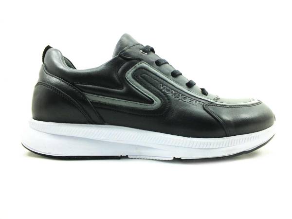 Bağcıklı Erkek Sneaker Ayakkabı - Siyah - 4741