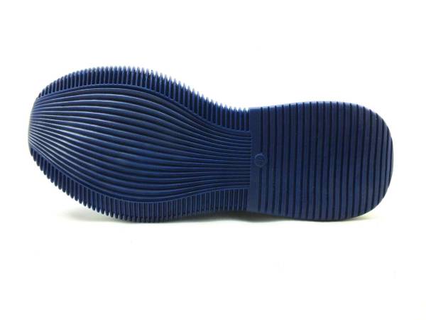 Bağcıklı Erkek Sneaker Ayakkabı - Siyah-Mavi - 4559
