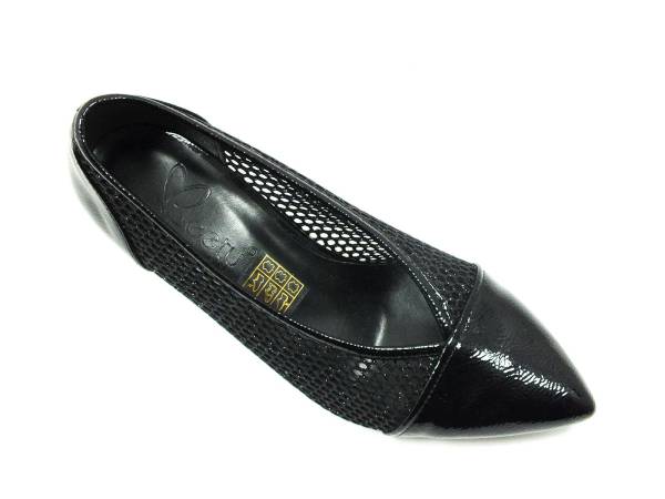 Beety Yazlık Topuklu Kadın Ayakkabısı Siyah-Kırışık 90 68.08