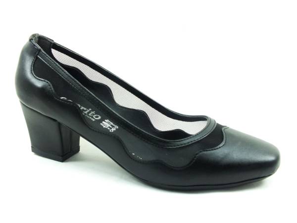 Caprito Kısa Topuklu Kadın Ayakkabısı Siyah 13 188637
