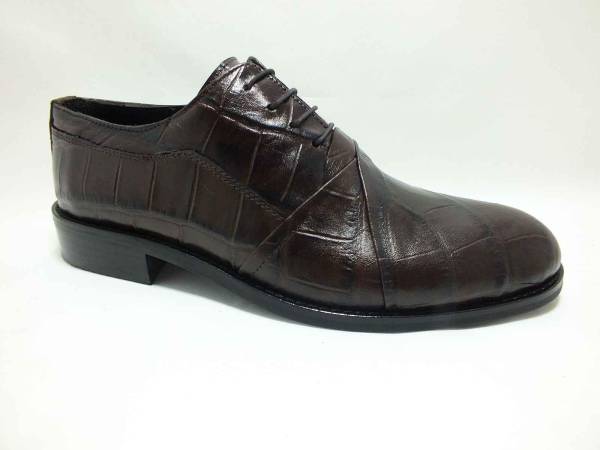 Çarıkçım Hakiki Deri Erkek Ayakkabı Kahverengi-Kroke 114 850