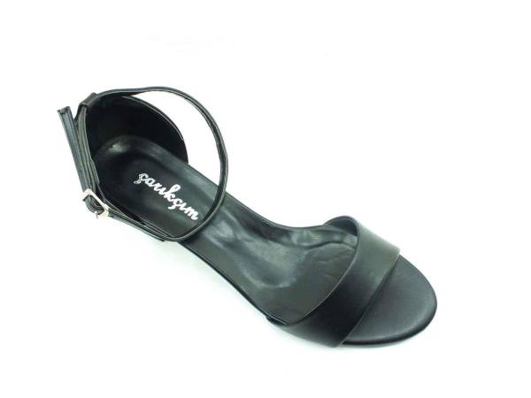 Çarıkçım Topuklu Bayan Ayakkabı - Siyah - 08-10