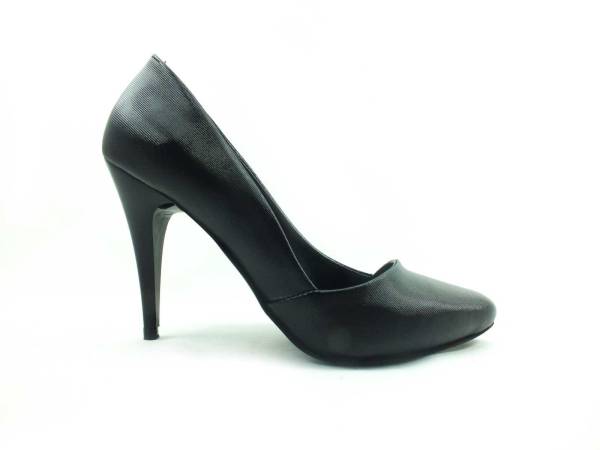 Çarıkçım Topuklu-Stiletto Ayakkabı - Siyah-Sıvama - 701
