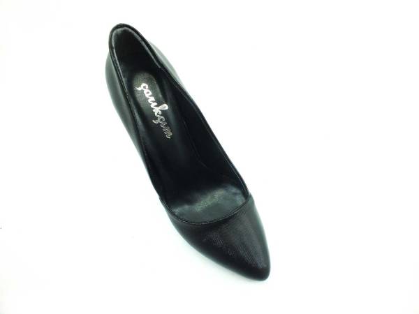 Çarıkçım Topuklu-Stiletto Ayakkabı - Siyah-Sıvama - 701
