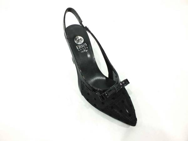 Ersoy Şeffaf Topuklu Kadın Ayakkabı Siyah 50 307