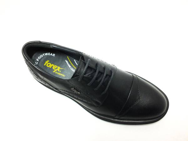 Forex Bağcıklı Hakiki Deri Erkek Ayakkabısı Siyah 57 2986