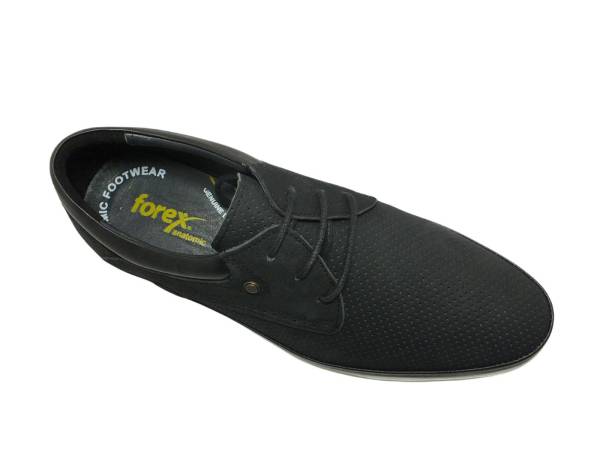 Forex Bağcıklı Hakiki Deri Klasik Erkek Ayakkabısı Siyah-Nubuk 57 2969
