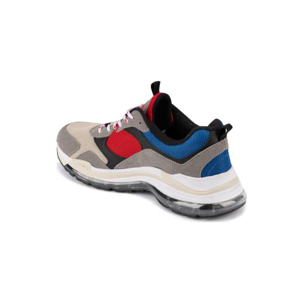 Kinetix Air Taban Spor Ayakkabısı Gri-Siyah-Kırmızı 01 Harlow