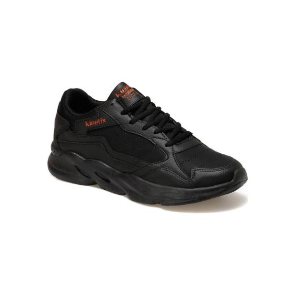 Kinetix Bağcıklı Erkek Günlük Spor Ayakkabı Siyah-Turuncu 01 EPIK PU M