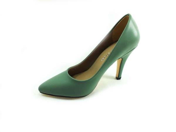 Marine Shoes 9 cm Topuklu Stiletto Yeşil 86 437