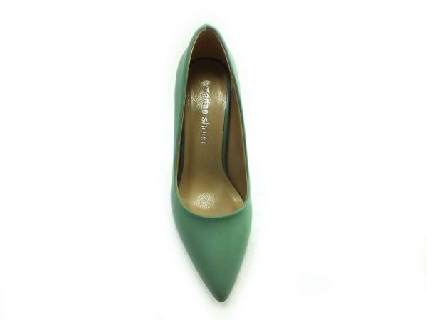 Marine Shoes 9 cm Topuklu Stiletto Yeşil 86 437