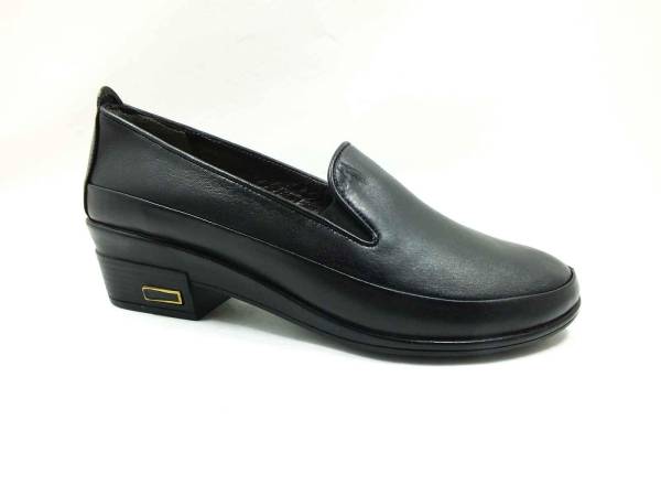 Marine Shoes Hakiki Deri Günlük Kadın Ayakkabısı Siyah 86 T120