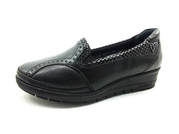Ortopedik Comfort Bayan Ayakkabı - Siyah - 25109
