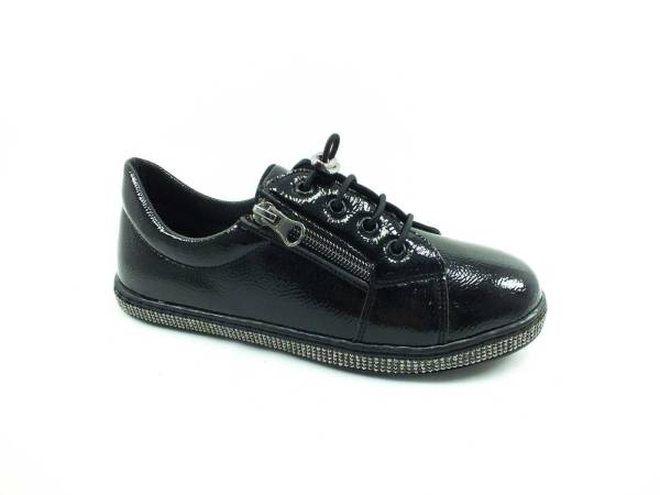 Punto Fermuarlı Günlük Kadın Ayakkabı - Siyah - 373022