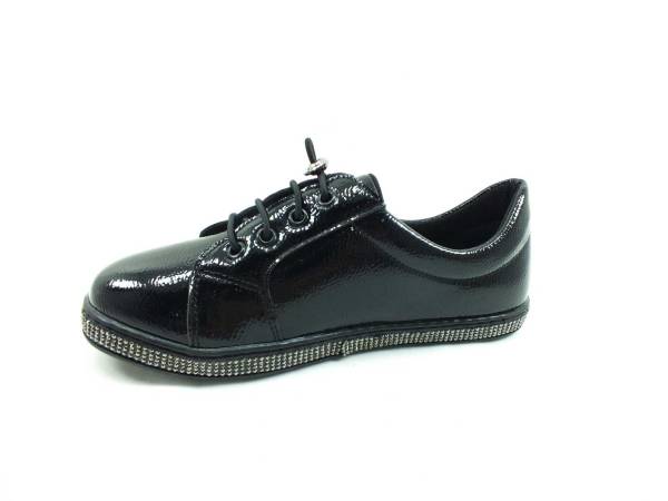 Punto Fermuarlı Günlük Kadın Ayakkabı - Siyah - 373022