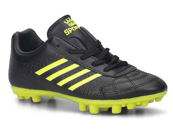 Sportaç Halı Saha Ayakkabısı Siyah-Sarı-Sarı Messi-K