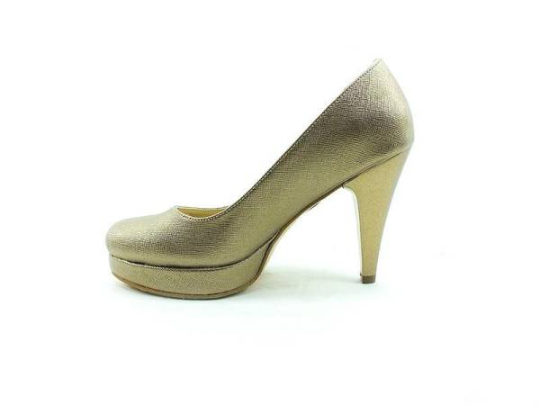 Topuklu Bayan Ayakkabı - Bakır-Perde - 1100