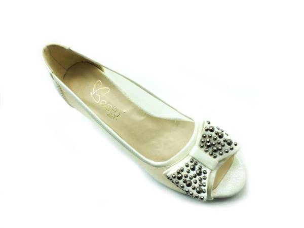 Topuklu Bayan Ayakkabı - Beyaz - 9957
