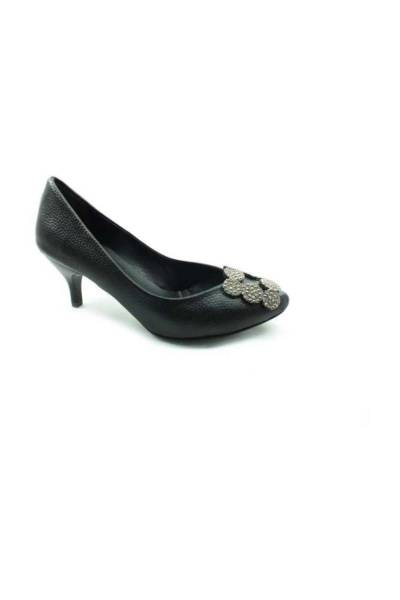 Topuklu Bayan Ayakkabı - Siyah - 614