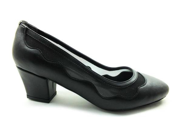Topuklu Bayan Ayakkabı - Siyah - 8637