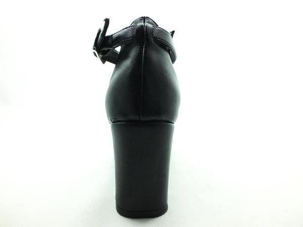 Topuklu Bayan Ayakkabı - Siyah-Lazer - 820