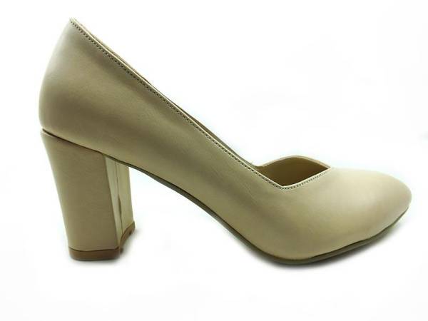 Topuklu Bayan Ayakkabı - Ten - 205