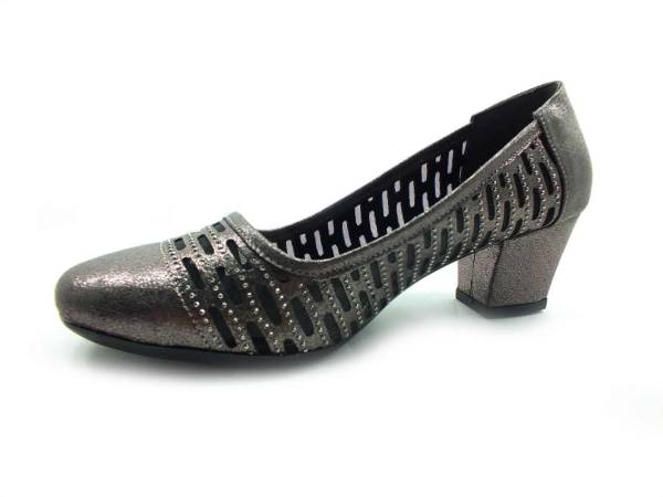 Topuklu Kadın Ayakkabı - Platin - 8611