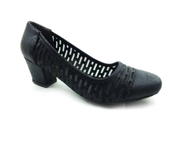 Topuklu Kadın Ayakkabı - Siyah - 8611